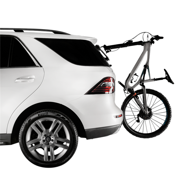 SeaSucker Bike Rack BT1104 Talon; Roof Suction Cup Mount; Holds 1 Bike; Up To 45 Pound Weight Capacity; Fork Mount With 9 Millimeter Plug; Without Lock; Non-Foldable; Black; High Density Polyethylene