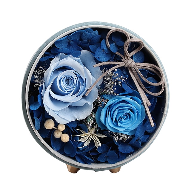 Preserved Roses Gift Box, Long Lasting Flowers Box Handmade Preserved Roses, Anniversary Birthday Gift Box for Home Decor^