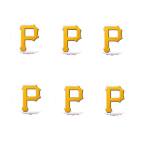 Pittsburg Pirates 12 - 2 inch Cupcake Edible Frosting Photos