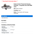 thumbnail image 2 of Engine Coolant Thermostat Housing Assembly - Compatible with 2000 BMW 323Ci, 2 of 2