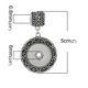 thumbnail image 4 of 5pcs Colgante de Flor Redonda Yinane DIY de Joyería de Bricolaje Pendiente redondo, 4 of 8