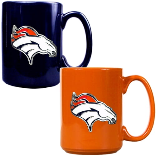 Denver Broncos Mug New Bone China Tall 20 oz Cup Orange 
