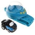 thumbnail image 1 of 2 en un Mini coche de dibujos animados Reloj con telemando Reloj de gravedad para automóvil RC Coche de Navidad para niño Azul negro Yotijar  Mini control remoto para auto, 1 of 10