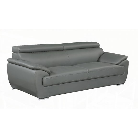 Modern Leather Sofa - 220×80×75cm for Living Room