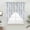 Grey, sea blue, variant on Dark Blue Grey Botanical Swag Valances for Windows 2 Pack, Kitchen Window Curtains 36 Inch Length, Spring Floral Summer Farmhouse Privacy Swag Curtains for Living Room/Bathroom 36"x36"