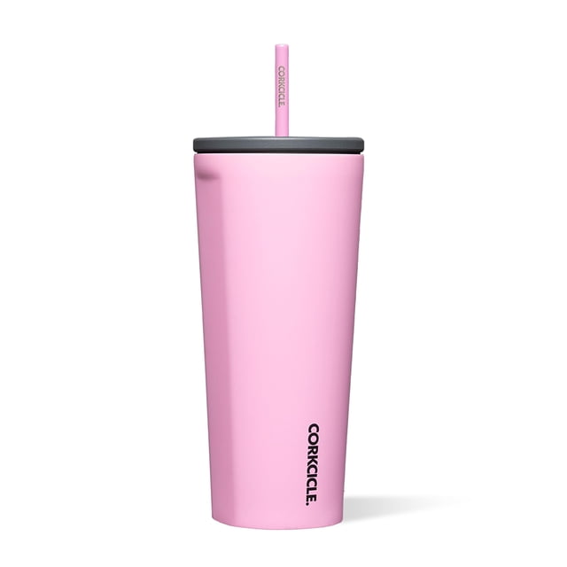 Vaso aislante Corkcicle, 710 ml, triple acero inoxidable, rosa