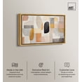thumbnail image 2 of Eleanada Modern Abstract Geometric Canvas Wall Art by Art Remedy, Gold Floater Frame, 45"x30", 2 of 7