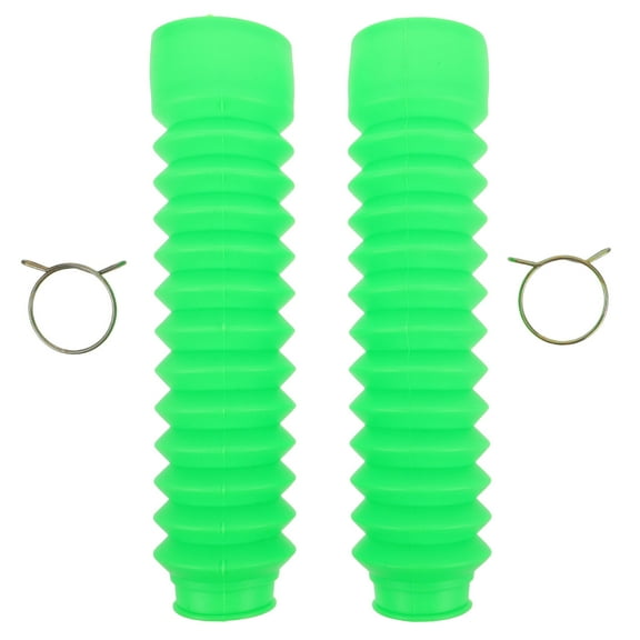 WORGEOUS 1 Pair Motorcycle Fork Gaiters Universal Gaiters for Front Forks Shock Damping Boots Rubber Fork Protectors for Dirt Bikes Front Fork Cover