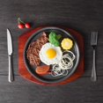 thumbnail image 4 of YYJINGYOU Poêle en Fonte Ronde pour Maison Restaurant Rôtissoire (8 Pouces), 4 of 5