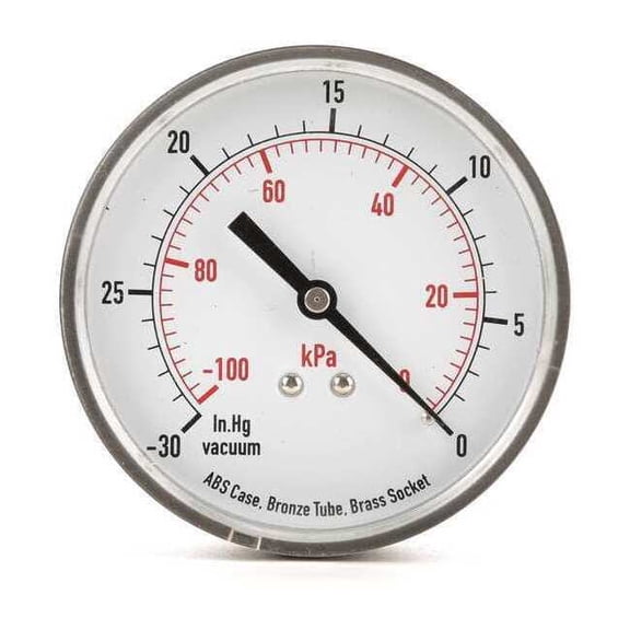 Manufacturer Varies Vacuum Gauge,Test,3-1/2 In 4FMF8