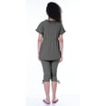 thumbnail image 2 of Moomaya Womens Nightwear Set Capri Cotton Sleepwear 2 Pcs Nightdresses, 2 of 6