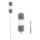 thumbnail image 2 of Plumero de mano extensible de microfibra, útil, flexible, lavable, para eliminar el polvo, largo para Gris Blanco 14m, 2 of 7