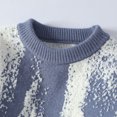 thumbnail image 6 of Yiliang Big and Tall Sweaters for Men Fall and Winter Long Sleeve Warm and Thermal Top Clothes ,Blue,M, 6 of 6