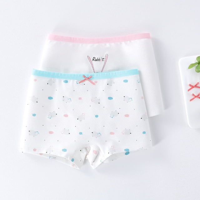 Ropa interior para niñas, bóxers para niños, ropa interior antibacteriana para niños, bóxers pequeños, medianos y grandes, ropa interior para niñas con dibujos animados, algodón puro para bebés