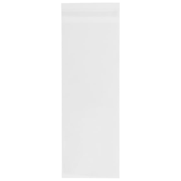 JAM Paper Cello Sleeves, 4 1/4 x 11 1/4, Clear, 1000/Carton, Peel & Seal