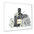 thumbnail image 2 of Designart 'Bouquet of Flowers and Perfume Bottle III' Traditional Framed Art Print, 2 of 4