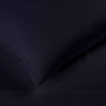 thumbnail image 3 of Superior Egyptian Cotton 300 Thread Count Deep Pocket Sheet Set, Queen, Navy Blue, 3 of 10