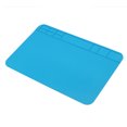 thumbnail image 1 of Almohadilla de silicona resistente al calor para reparación de electrónicos, tamaño 300x200mm, ideal para trabajos de soldadura y reparación de dispositivos móviles y computadoras., 1 of 5