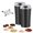 Black, variant on Multi-Grain Blending & Powdering Machine, Household Superfine Grinder, with Stainless Steel Blade, One Touch Operation, for Bean Spices Herb and Tea & Multi-grain Blending