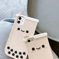 thumbnail image 3 of Kawaii Phone Cases Apply to iPhone 7 Plus/8 Plus,Cute 3D Cartoon Boba Milk Tea Phone Cover Soft Silicone Funny Bubble Pearl Case for Women Girls Shockproof Protective Cover for iPhone 6 Plus, 3 of 7