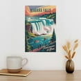 thumbnail image 3 of Inspirational Vintage Travel Wall Art Niagara Falls Retro Tourism Poster Motivational Decor for Home Office Study Classroom Print Poster, 3 of 8