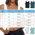 thumbnail image 7 of UPPADA Tank Tops with Built in Bra Padded Soft Solid Color Sleeveless Tops Workout Gym Shirt Comfy Basic Tank Tops,Tank Tops for Women Purple,XXL, 7 of 7