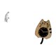 thumbnail image 5 of Escultura De Gato Pingüino, Figura Coleccionable, Artesanía, Adorno Decorativo, Estatua De Animal De Resina, Reloj De Pared Colgante, Bonito, Silencioso, Para Mesa, Dormitorio, Oficina,, 5 of 8