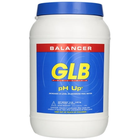 Swimming Pool Products Pool and Spa Products 71249 8-Pound pH Up Pool Water Balancer, pH should be maintained between 7.2 and 7.8 By GLB from USA ()