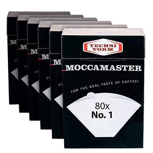 Moccamaster #1 Coffee Filters for Cup-One Brewer (6 Count)