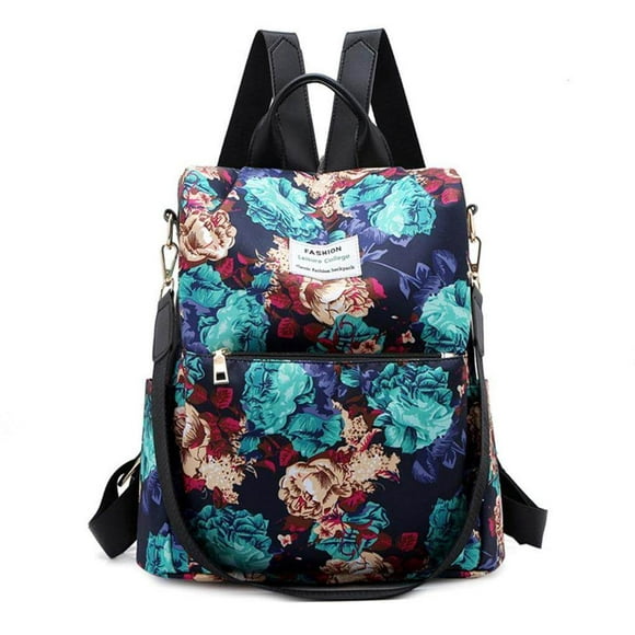 wolftale Women's Backpack Fashion Chinese Style Oxford Cloth Anti-Theft Bag Ladies Print Large Capacity Casual Backpack Type 3