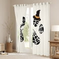 thumbnail image 3 of Feelyou Kawaii Dog Paw Curtains Pack of 2 (42x84 Each) for Chilc, Spider Web Print Curtains Blackout, Cute Cartoon Halloween Bedroom Curtains, Blackout Curtains Home Decor, 3 of 6