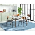 thumbnail image 4 of SAFAVIEH Montauk Raeyln Geometric Cotton Area Rug, Ivory/Blue, 3' x 5', 4 of 6