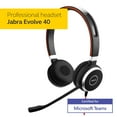 thumbnail image 2 of Jabra Evolve 40 MS Stereo USB-C Wired Headset, 2 of 7