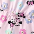 thumbnail image 5 of Disney Girls Rompers Minnie Mouse Graphic Jumpsuits Flower Floral Summer Cute Pink Outfits Kids 6-7Y, 5 of 9