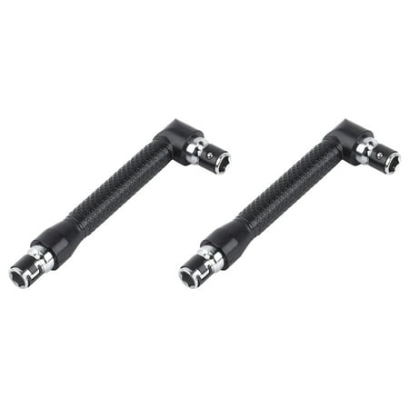 

2X L Shape 1/4 Inch Hex Wrench Double Head Right Angle Screwdriver Bits
