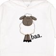 thumbnail image 3 of Inktastic Baa. Cute Sheep Design Toddler Hoodie, 3 of 4