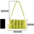 thumbnail image 2 of Borke Clutch Purse for Women Small Tote Bag Crossbody Satchel Ruched Hobo Shoulder Handbag, 2 of 12