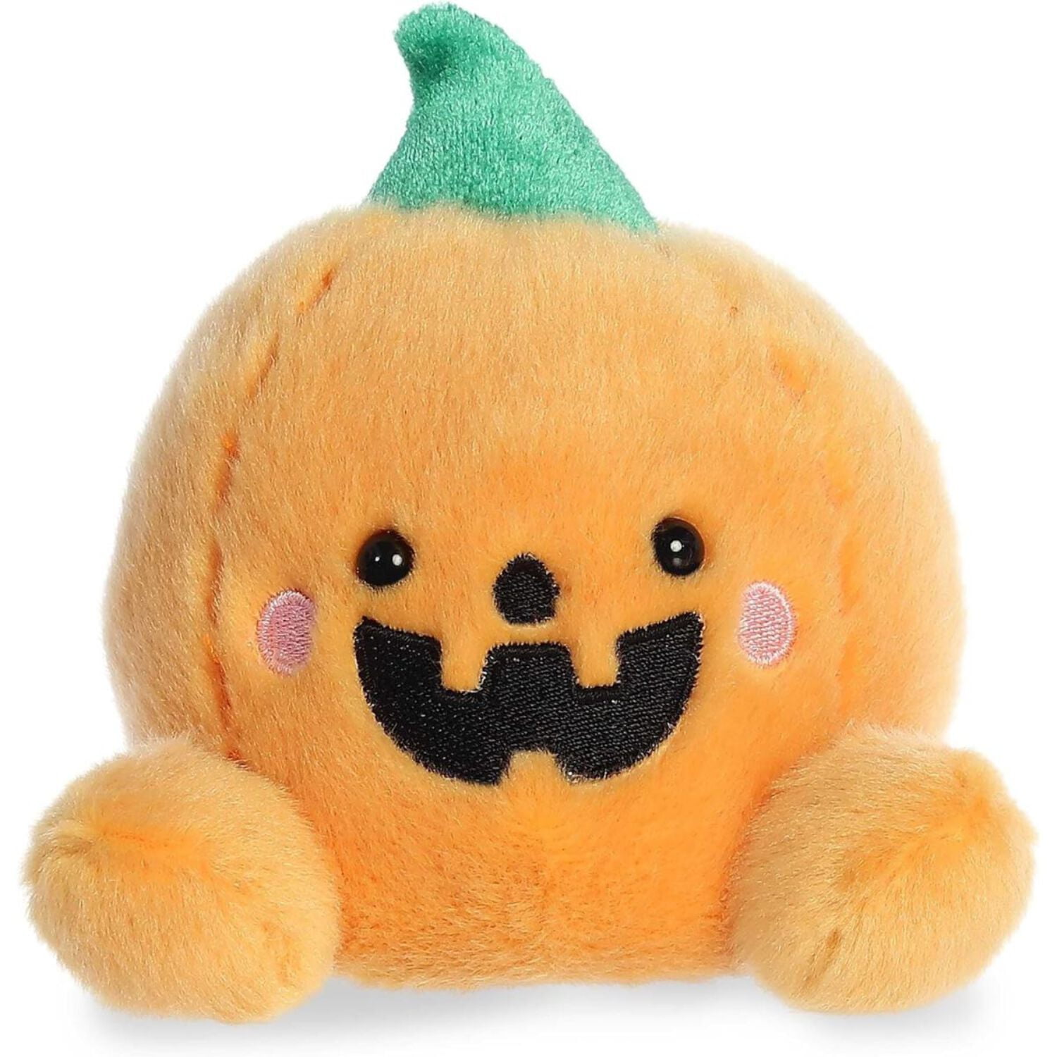 Aurora - Mini Orange Palm Pals - 5" Carver Jack O' Lantern - Spooky Stuffed Animal