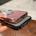 thumbnail image 6 of for iPhone 13 Pro Case Glitter Magnetic Compatible with MagSafe Full Camera Lens Protection Luxury Plating Cute Bling Clear Shockproof Slim Phone Case for Women Girls (Black), 6 of 14