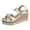White, variant on Womens Sandals Oofos Sandals for Women Sandals Women Women's Fashion Casual Wrap-Around Buckle Summer Style Fashion Casual Color Matching Trend Eye-Catching Thick Bottom Wedge Heel Sandals Brown
