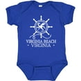 thumbnail image 3 of Inktastic Virginia Beach VA Nautical Boys or Girls Baby Bodysuit, 3 of 5