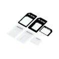 thumbnail image 3 of 3 in 1 NanoSIM Card to Micro SIM Card to Standard SIM Card Adapter Converter-Black, 3 of 5