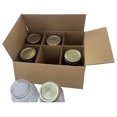 Premium Half Gallon Mason jar storage & moving boxes with dividers