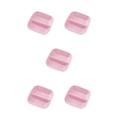 thumbnail image 2 of Transemion Plat à Épices en Paille Assiette Carrée Divisée Assiette à Sauces Assiette à Collations Plateaux de Rangement Soucoupe Récipient Alimentaire pour Raviolis Rose 5Ensemble, 2 of 6