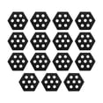 thumbnail image 3 of Almohadillas de tracción hexagonales para tabla de surf, alfombrilla antideslizante para cubierta, 15 piezas Negro Zulema Almohadillas para tablas de surf, 3 of 8