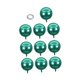 thumbnail image 3 of 10 globos de papel de aluminio para fiestas, globos redondos de 22 pulgadas para Verde, 3 of 9