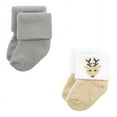 thumbnail image 5 of Hudson Baby Infant Boy Cotton Rich Newborn and Terry Socks, Woodland, 6-12 Months, 5 of 6