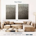 thumbnail image 4 of Elephant Stock Silver Shimmer Wall Art - Vertical Canvas Wall Art - Living Room Wall Decor - Abstract Canvas - Silver And Brown Decor By Amber Lamoreaux - 32" x 48", 4 of 8
