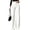 White, variant on Yungyresw Dress Pants For Women Straight Wide Leg Solid Color Palazzo Pants Business Casual Trousers Office Work High Waist Pants Beige L