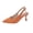 Orange, variant on Orange Ladies High Heel Slippers Pointed Toe Water Diamond Casual Breathable Soft Sole Lightweight Slip On Outdoor Indoor Everyday